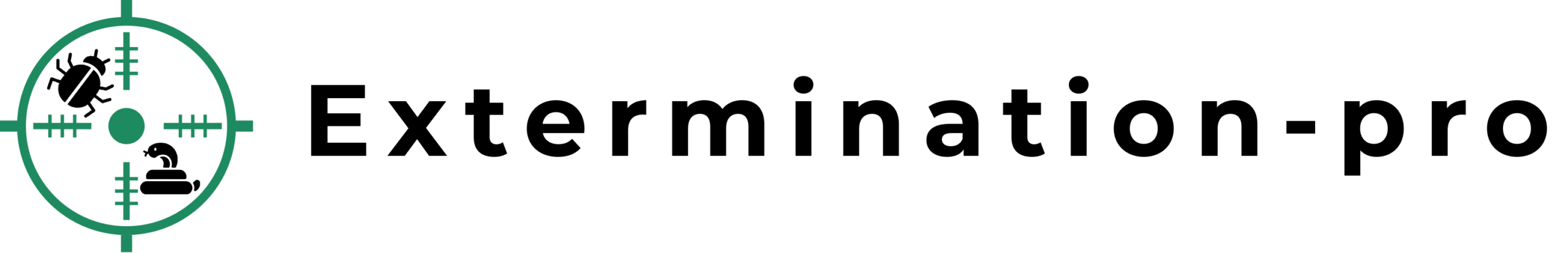 Extermination Pro logo long